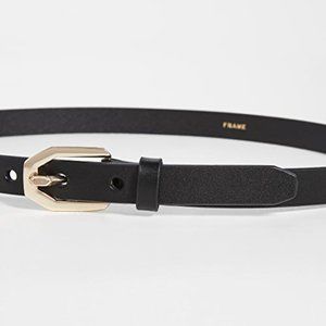 Frame Leather Polygon Belt - never been worn